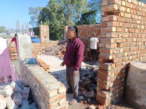 भवन निर्माण कार्यको दोस्रो चरनका तस्विरहरु